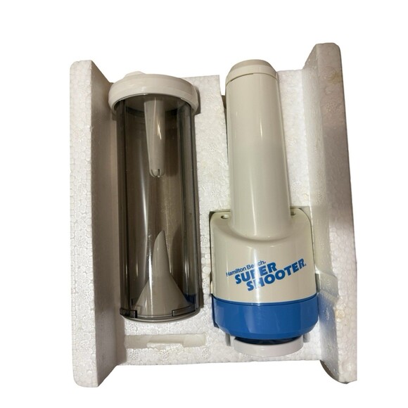 Hamilton Beach The Super Shooter Cordless Cookie Press & Food Decorator 11 Discs - Picture 6 of 9